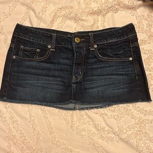 American Eagle, Jean skirt, size 8, button fly.  Still in great condition